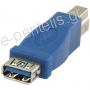 Αντάπτορας USB 3.0 Α θηλ. - USB Β αρσ.  VLCP 61900L